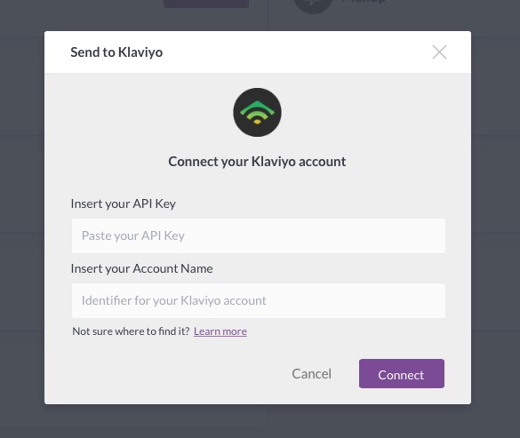 klaviyo connector