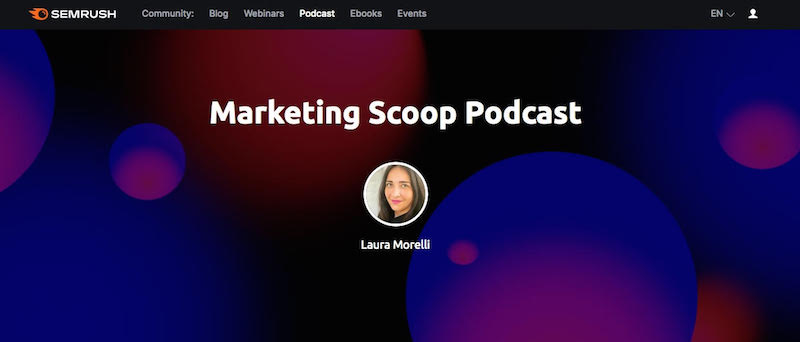 best podcast landing page examples