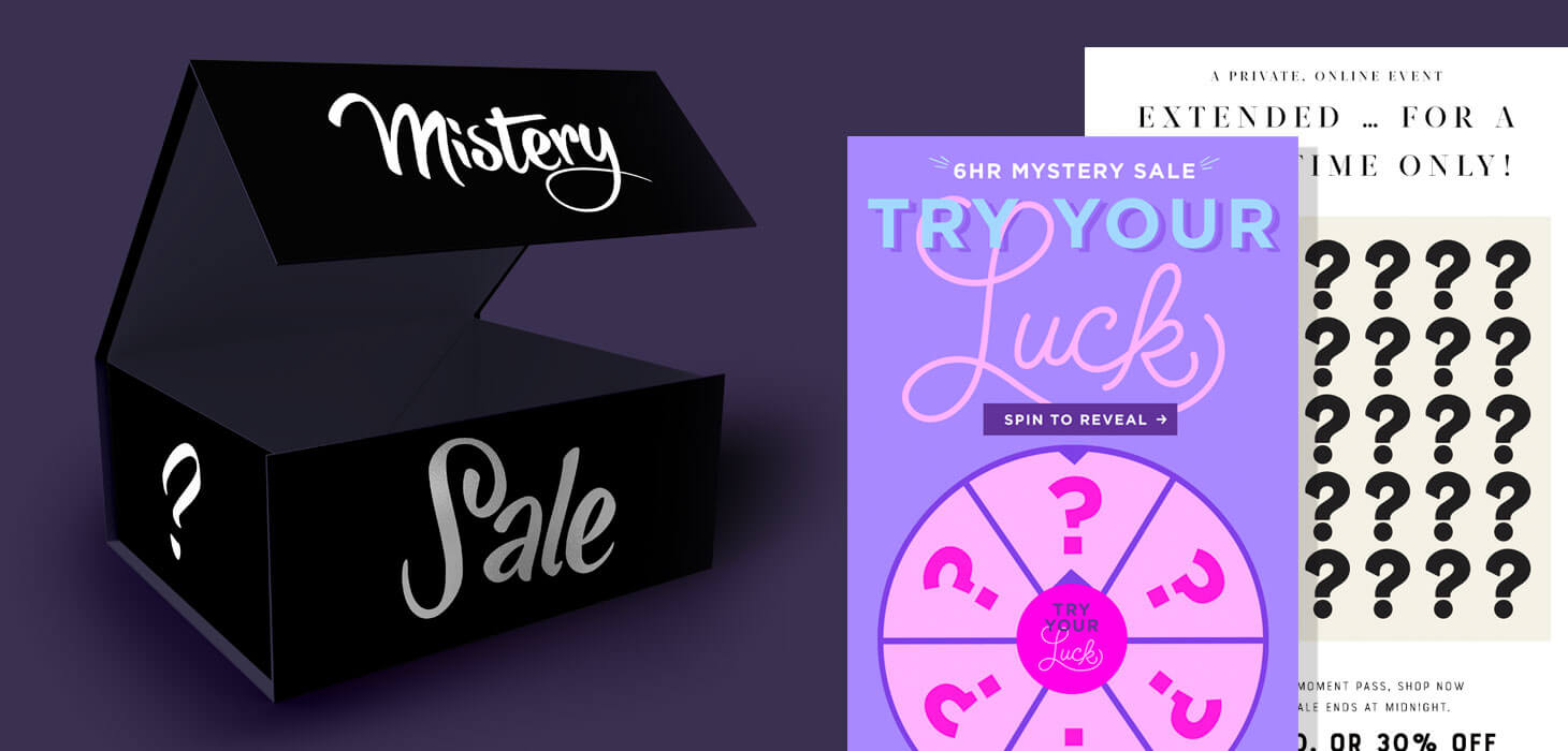 11 Mystery Sale Emails With Magnificent Design