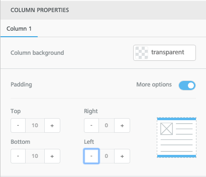 email borders and padding