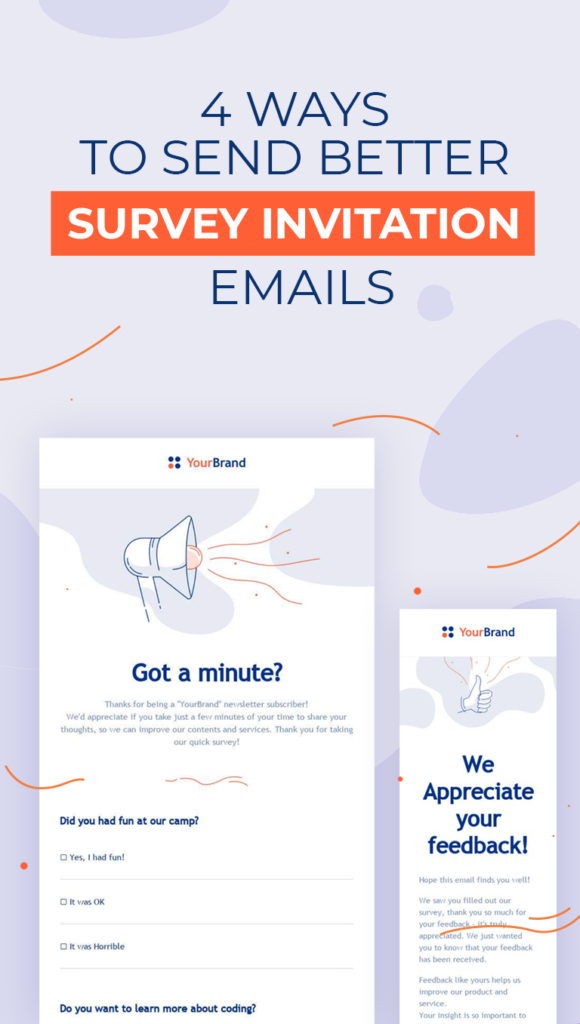 4 ways to send better survey invitation emails