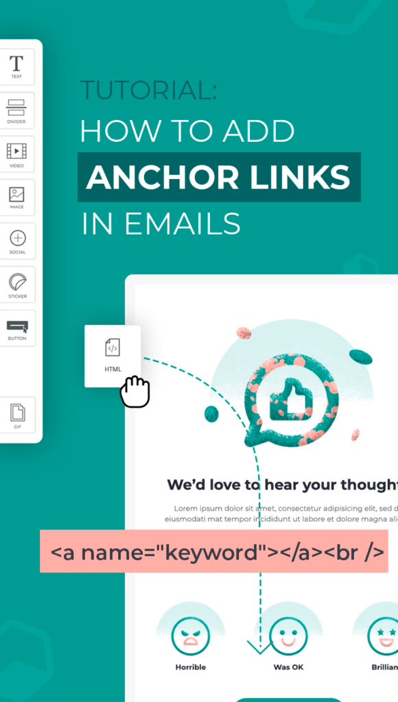 Anchor Link in Email Cover