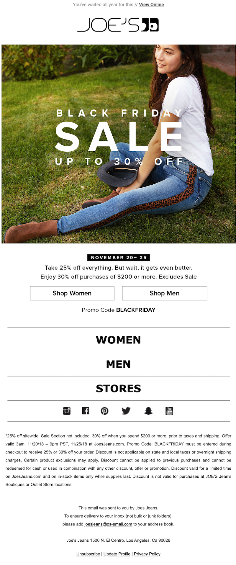 black friday email marketing