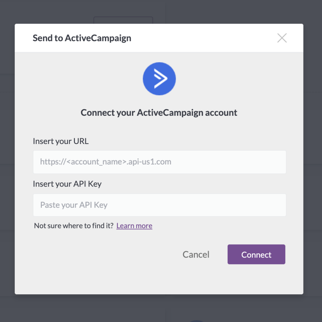 active campaign integration