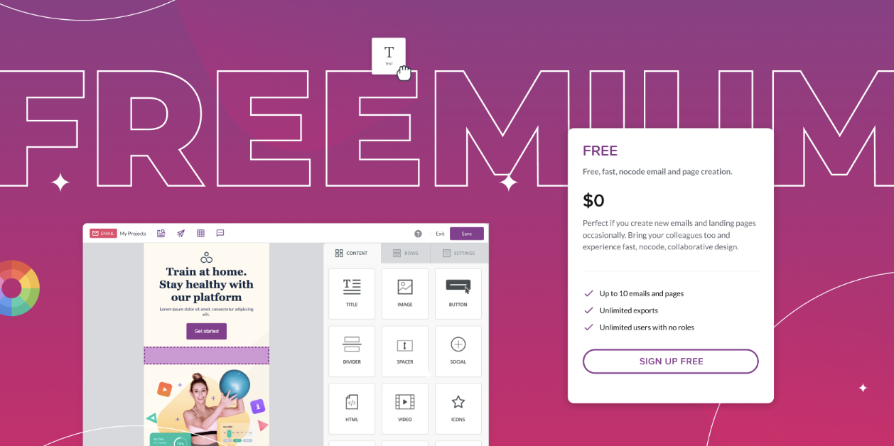 Free email design editor 