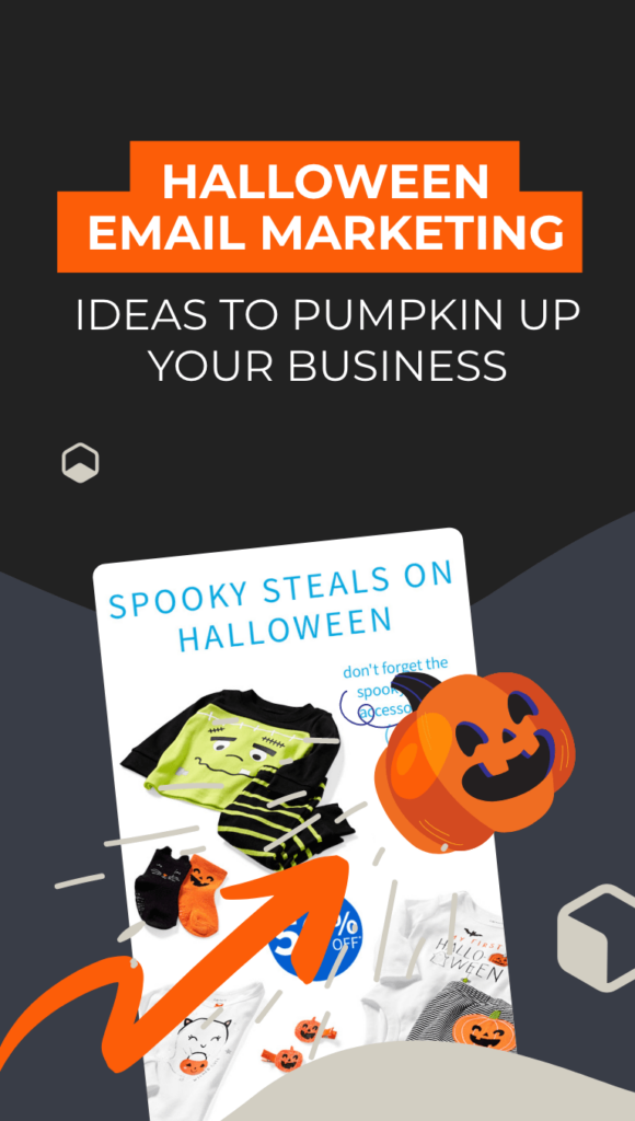 white email with pumpkins and blog post title