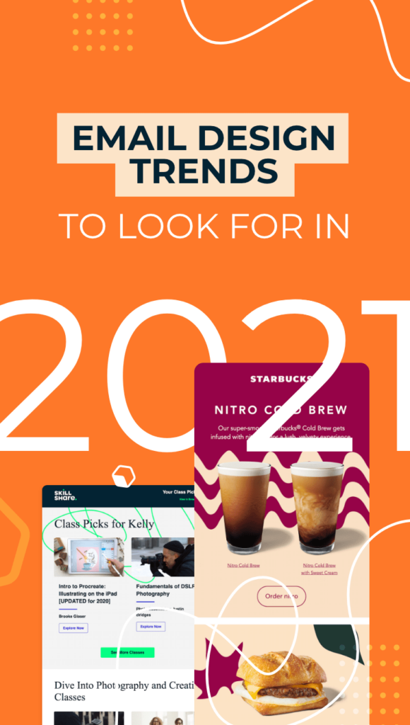 two email and email design trends for 2021