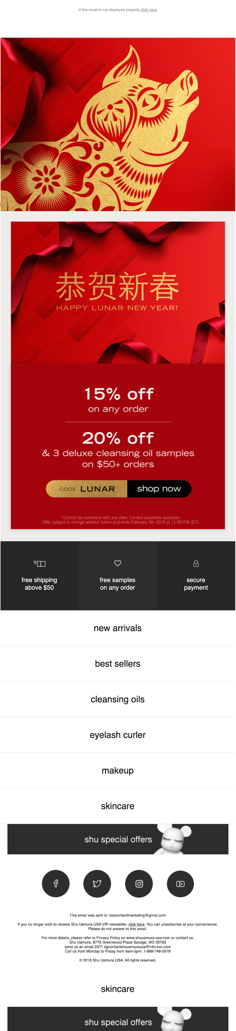 lunar new year email